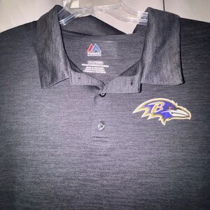 Majestic Baltimore Ravens‎ Performance Polo Grey 2XL